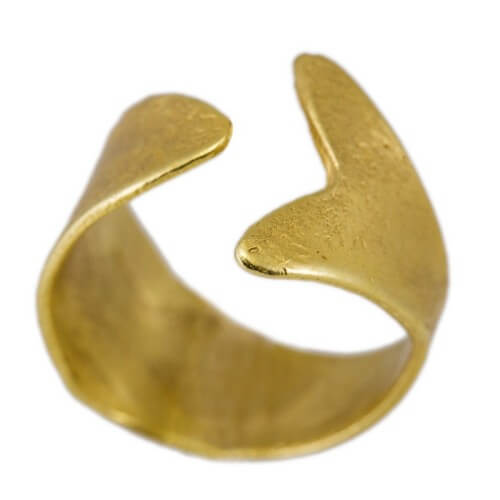 טבעת ציפוי זהב - RP1006