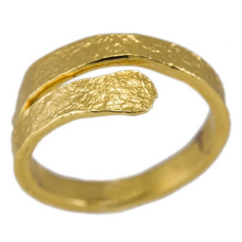 טבעת ציפוי זהב - RP1000