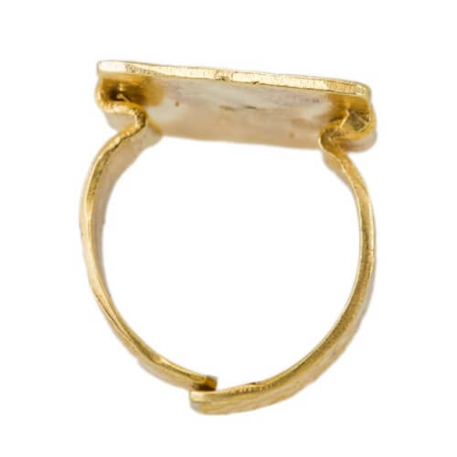 טבעת ציפוי זהב - RP1005