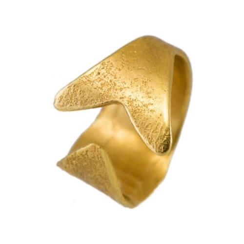 טבעת ציפוי זהב - RP1006
